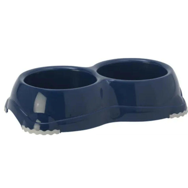 Flamingo Combo Leno - double bowl for dogs and cats, non-slip.
