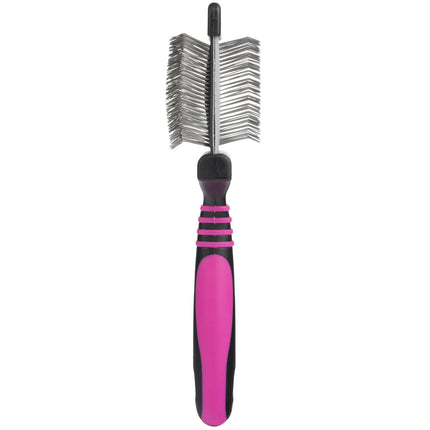 Blovi Duo Flex Slicker - double-sided, flexible poodle brush