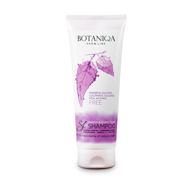 Botaniqa Show Line Harsh & Shiny Coat Shampoo - shampoo for rough-coated dogs.