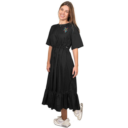 Tikima Lioni Shirt Black - long grooming dress.