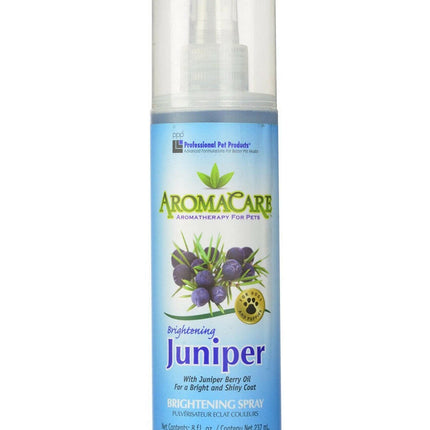 PPP AromaCare Juniper Brightening Spray - brightening and refreshing conditioner for dogs.