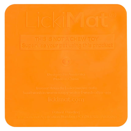 LickiMat Kitty - slow feeding mat for kittens and adult cats, with built-in bowl.