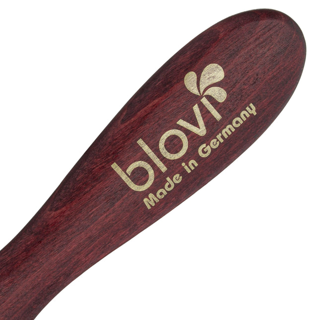 Blovi Wood Small Pin Brush - small, oval brush with short pins.