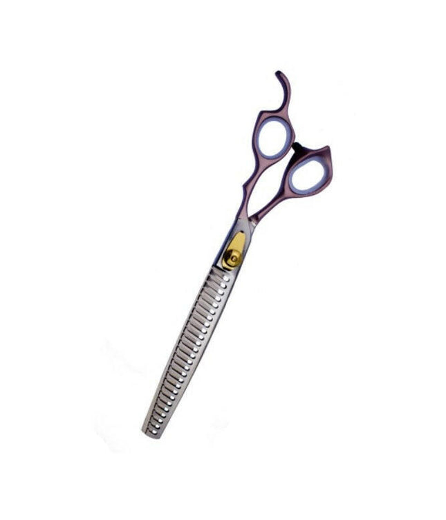 Geib Kiss Chunker - high-quality single-sided thinning shears with a satin handle, stainless steel - 26 teeth.