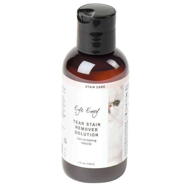 Eye Envy Tear Stain Remover for Cats - liquid for removing tear stains and discoloration under a cat's eyes.