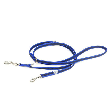 Julius K9 Color & Gray Supergrip Leash 1.4x220cm - adjustable dog leash, non-slip.