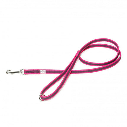 Julius K9 Color & Gray Supergrip Leash With Handle Ring 1.4x120cm - anti-slip dog leash with handle and ring.