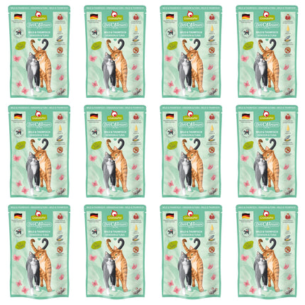 GranataPet DeliCatessen Venison & Tuna - grain-free wet food with game meat and tuna, pouches for cats