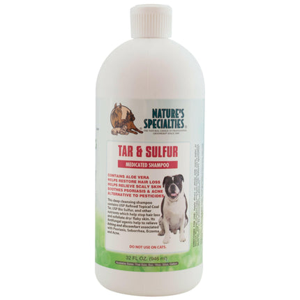 Nature's Specialties Tar & Sulfur Shampoo - therapeutic shampoo for dogs, concentrate 1:6.