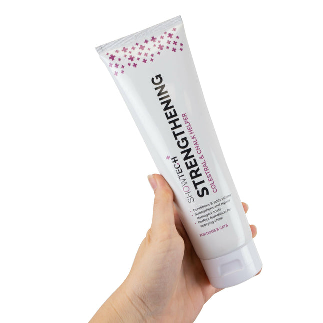 Show Tech+ Strengthening Colestral & Chalk Helper - strengthening conditioner and chalk base.