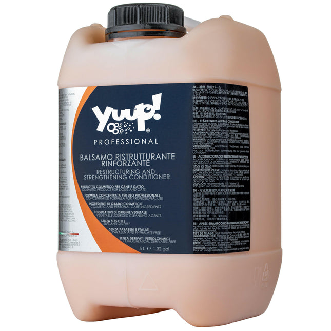 Yuup! Professional Restructuring and Strengthening Conditioner - professional conditioner that strongly rebuilds and strengthens fur, concentrate 1:20.