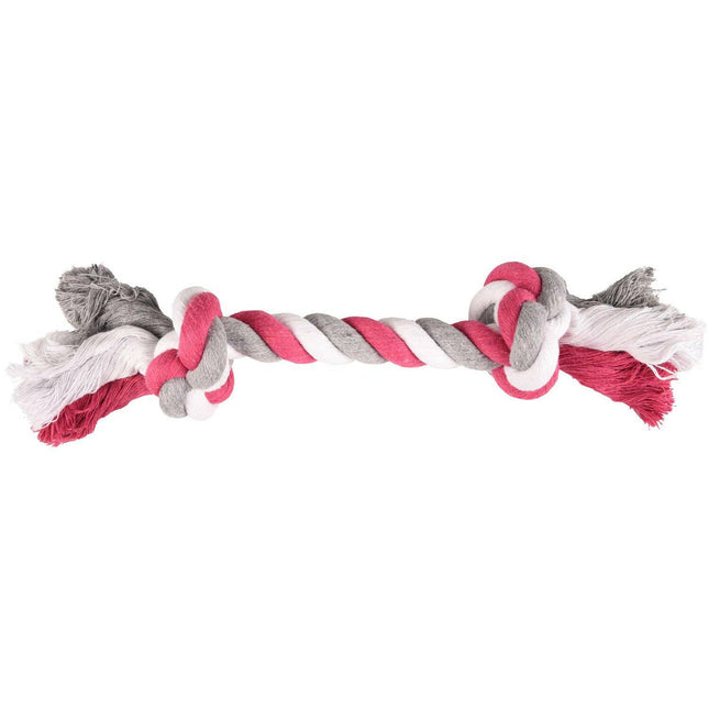 Flamingo Tricolor Rope Toy - Rope Chew Toy for Dogs - Fuchsia.