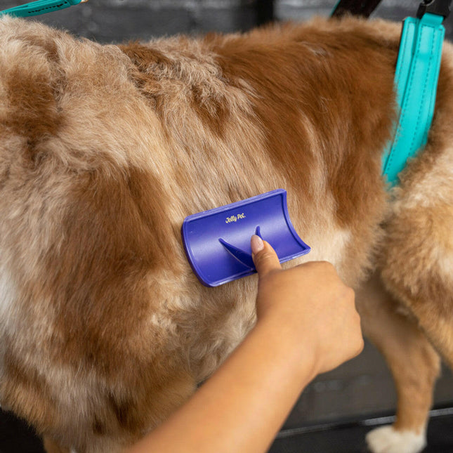 Jelly Pet Soft Slicker Brush Small - small poodle brush.