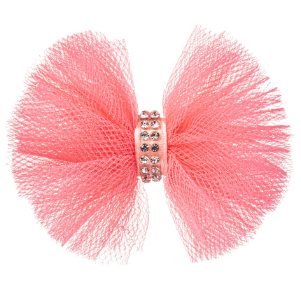 Blovi Bow tulle bow with rhinestones