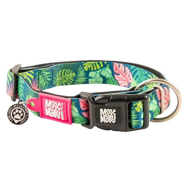 Max & Molly GOTCHA! Smart ID Tropical Collar - collar with smart Tag for dogs.