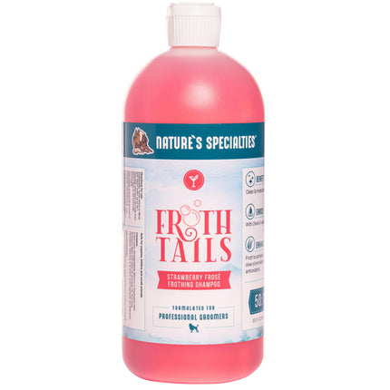 Nature's Specialties Froth Tails Strawberry Shampoo - moisturizing shampoo for dogs and cats, with a strawberry and champagne scent, concentrate 1:50.
