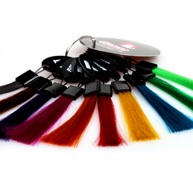 Opawz Pet Hair Dye Color Chart - color sample set of dyes.