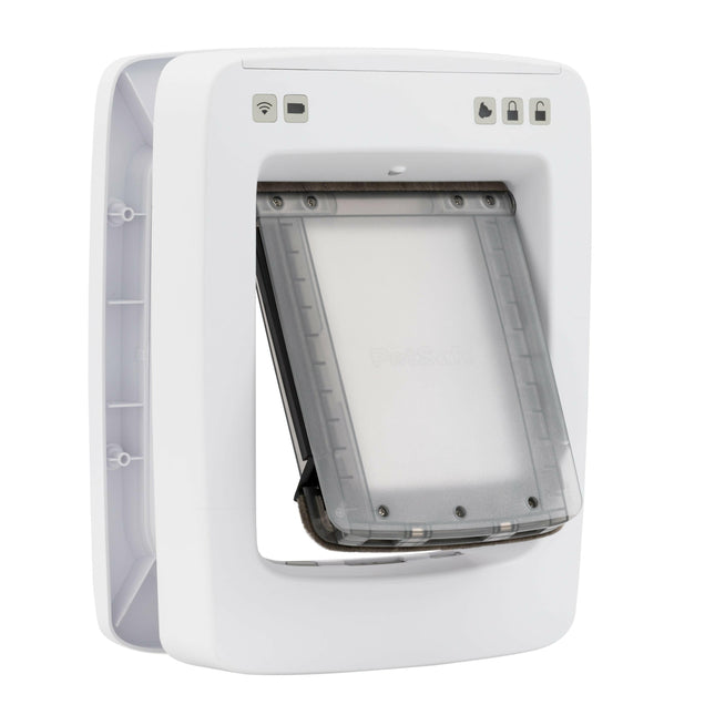PetSafe SmartDoor Connected Pet Door - pet door for dogs and cats with chip, Wi-Fi, mobile app.