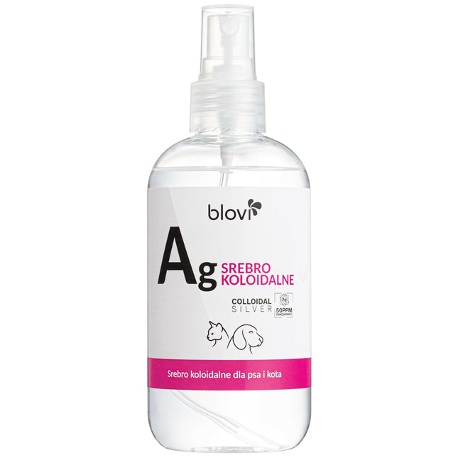 Blovi Colloidal - colloidal silver for dogs and cats.