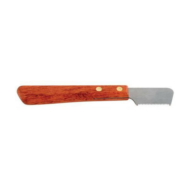 Chadog Coarse Stripping Knife - classic trimmer, serrated, left-handed.