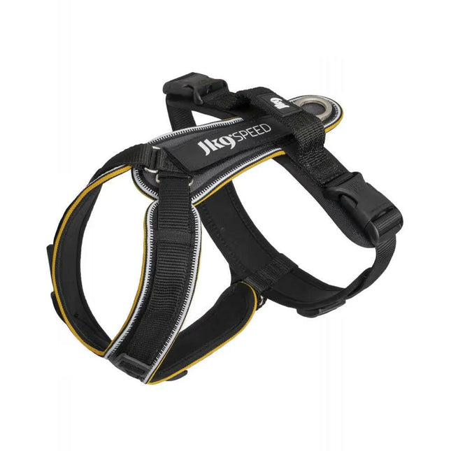 Julius - K9 Speed Harness Grey - adjustable sports harness for dogs, graphite.