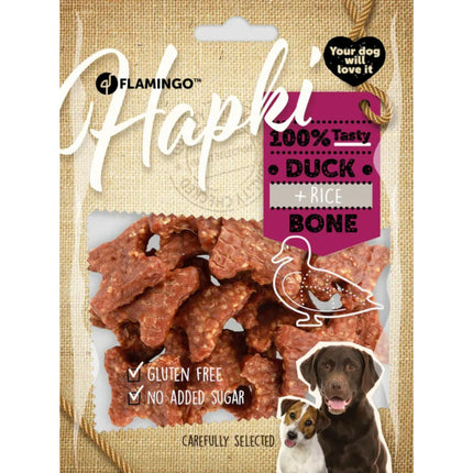 Flamingo Hapki Duck Rice - aromatic treats for dogs, duck with rice.
