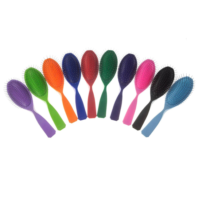 Madan Small Pin Brush - professional small brush with an ergonomic handle, medium-soft metal pins.