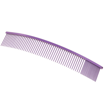Show Tech Curved Comb - very lightweight, curved comb, perfect for finishing the coat, mixed pin spacing.