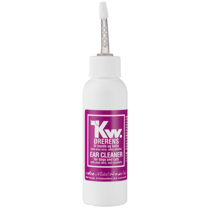 KW Ear Cleaner - ear cleaning solution for dogs and cats, with aloe and piroctone olamine