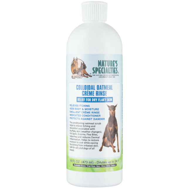 Nature's Specialties Oatmeal Creme Rinse - moisturizing conditioner for dry and irritated skin of dogs and cats, concentrate 1:24.