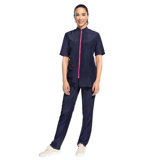 Artero Niza - zip-up grooming hoodie, navy blue.