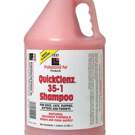 PPP QuickClenz Shampoo - economical, universal shampoo for quick bathing of dogs and cats, concentrate 1:35.