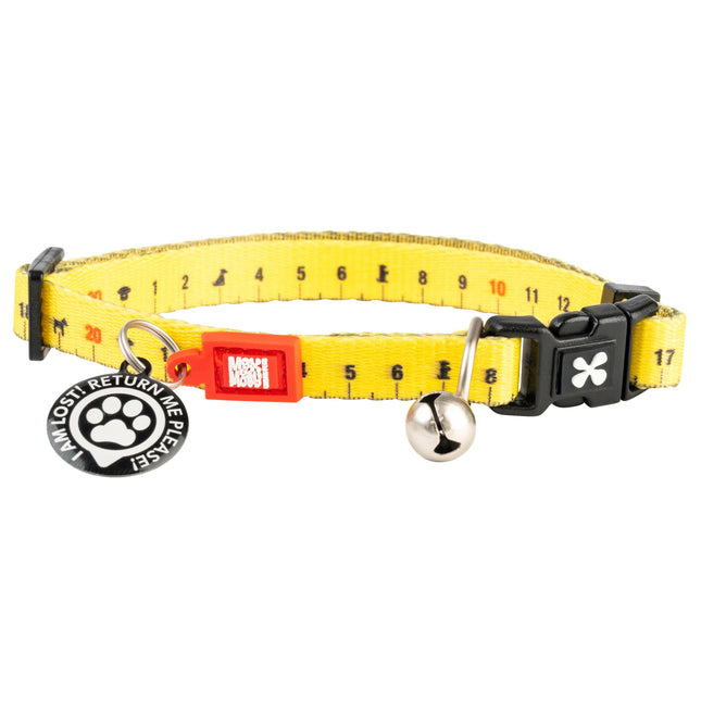 Max&Molly GOTCHA! Smart ID Cat Collar Ruler - colorful collar for cats with a smart Tag pendant.