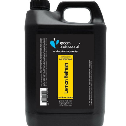 Groom Professional Lemon Refresh Shampoo - degreasing and deodorizing coat shampoo, concentrate 1:10.