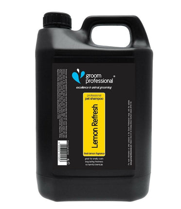Groom Professional Lemon Refresh Shampoo - degreasing and deodorizing coat shampoo, concentrate 1:10.