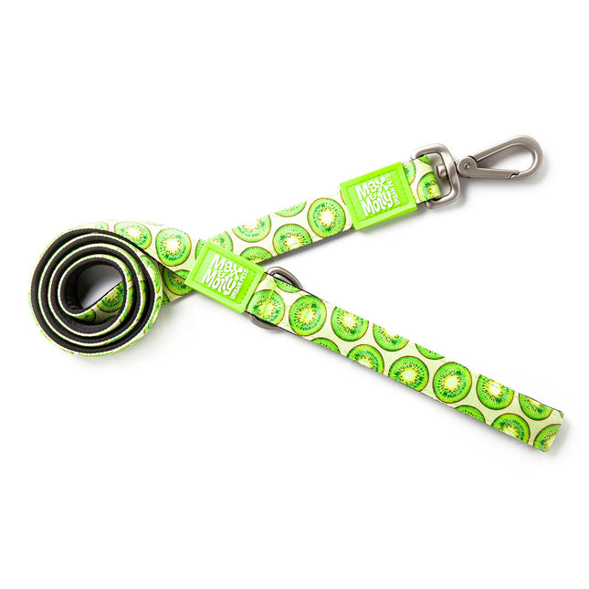 Max&Molly Short Leash Kiwi - colorful urban leash for dogs, kiwi pattern, 120cm.