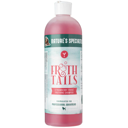 Nature's Specialties Froth Tails Strawberry Shampoo - moisturizing shampoo for dogs and cats, with a strawberry and champagne scent, concentrate 1:50.