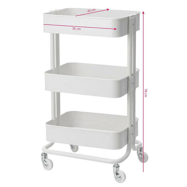 Activ HS - 05 - metal grooming cart, assistant, shelves on wheels.
