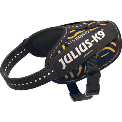Julius - K9 IDC Powerharness Canyon - dog harness with reflectors, Canyon pattern.