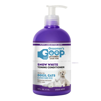 Groomer's Goop Snow Conditioner - Dog and Cat Fur Conditioner.