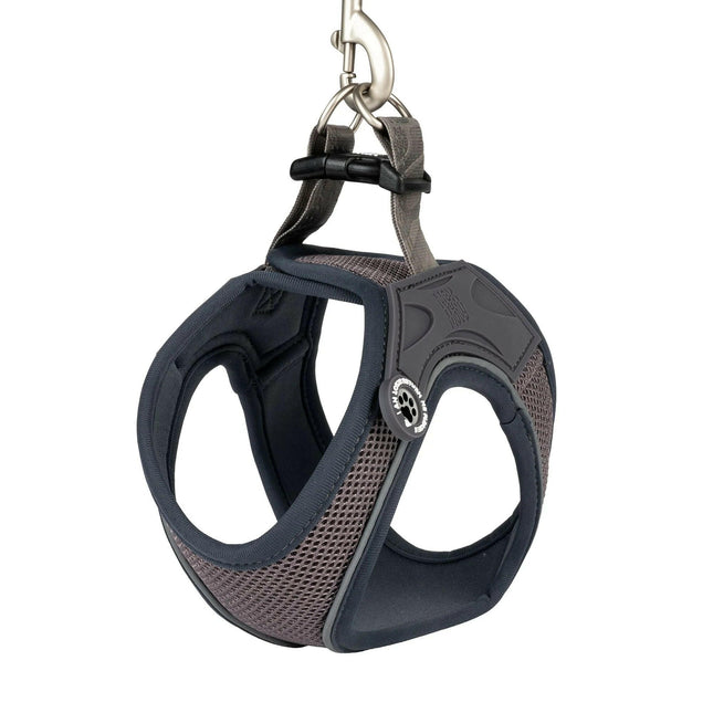 Max&Molly Air Vest Dog Harness Matrix 2.0 Stone - no-pull dog harness with QR identifier.