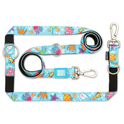 Max&Molly Multi-Leash Ocean - adjustable leash for dogs, interesting pattern, 200cm.