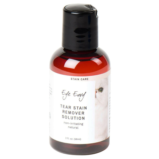 Eye Envy Tear Stain Remover for Cats - liquid for removing tear stains and discoloration under a cat's eyes.