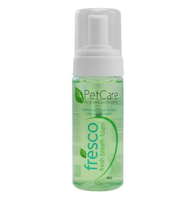 Pet Care by Groom Professional Fresco Oral Foam Freshener - Breath Freshening Foam for Dogs.