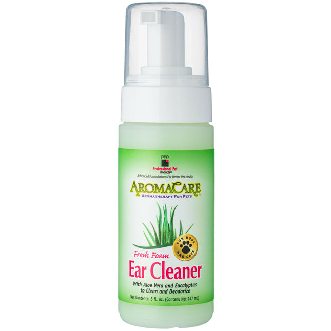 PPP AromaCare Fresh Foam Ear Cleaner - foam for cleaning the ears of dogs and cats.