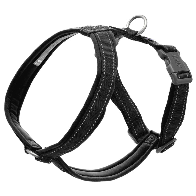 Hurtta Casual Eco Y - Harness Raven - guard harness for dogs made from recycled materials - 45 - 55.