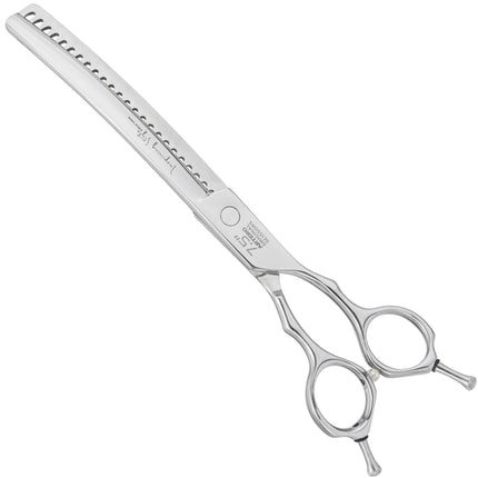 Artero Slalom Curved Chunkers - sturdy curved thinning shears made of Japanese VG1 steel, 24 teeth