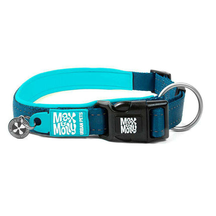 Max&Molly GOTCHA! Smart ID Matrix Sky Collar - dog collar with QR locator.
