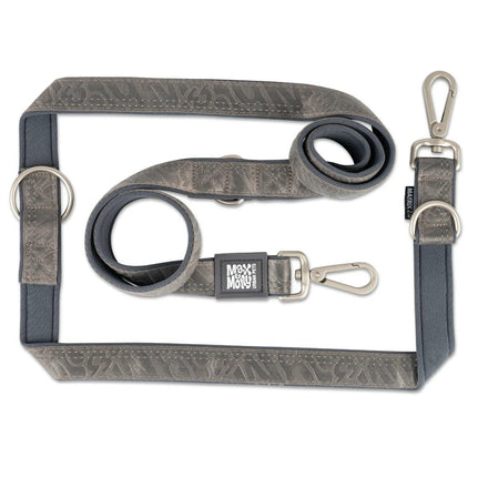 Max&Molly Multi Function Leash Matrix 2.0 Stone - adjustable reflective dog leash.