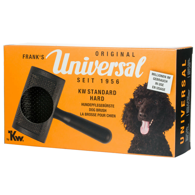 Kw Oscar Frank DeLux Soft Slicker - large poodle brush for delicate fur.